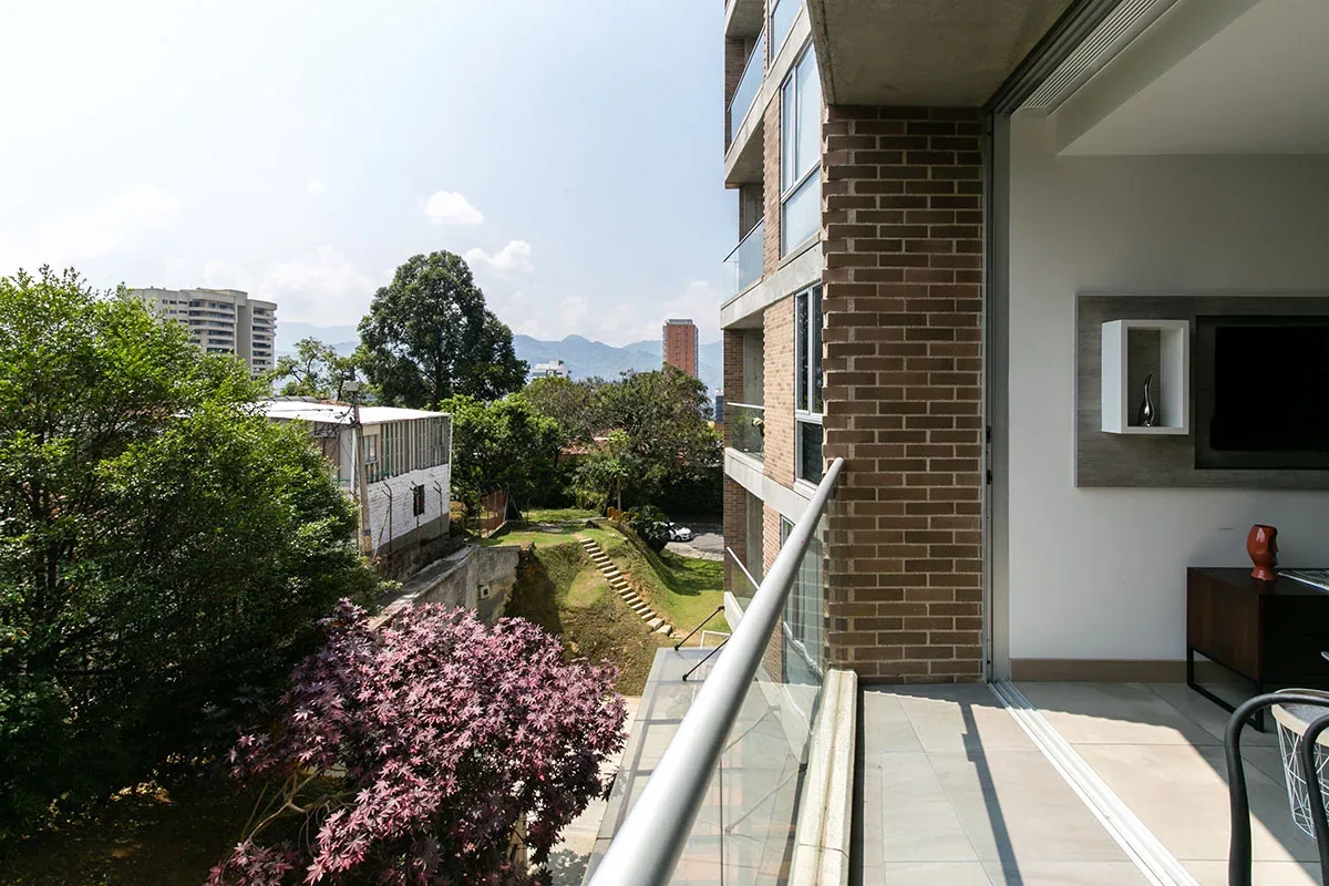 View from the balcony of a Classic apartment at Soul Lifestyle Apartments, Medellín
