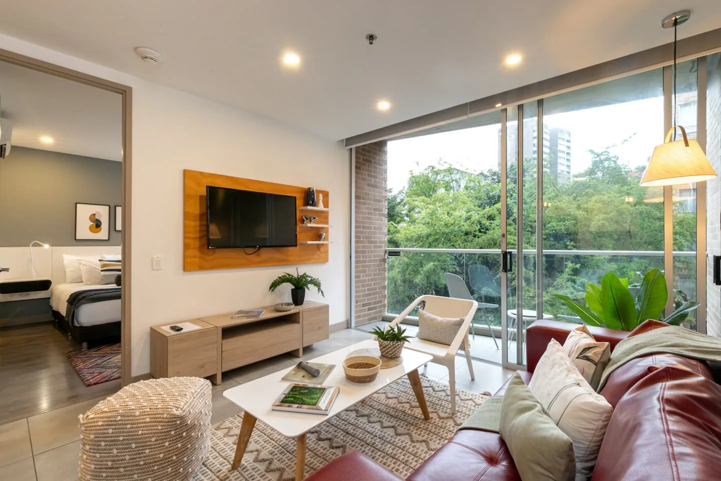 Living room of the 50 m² apartment for sale at Soul Lifestyle Apartments