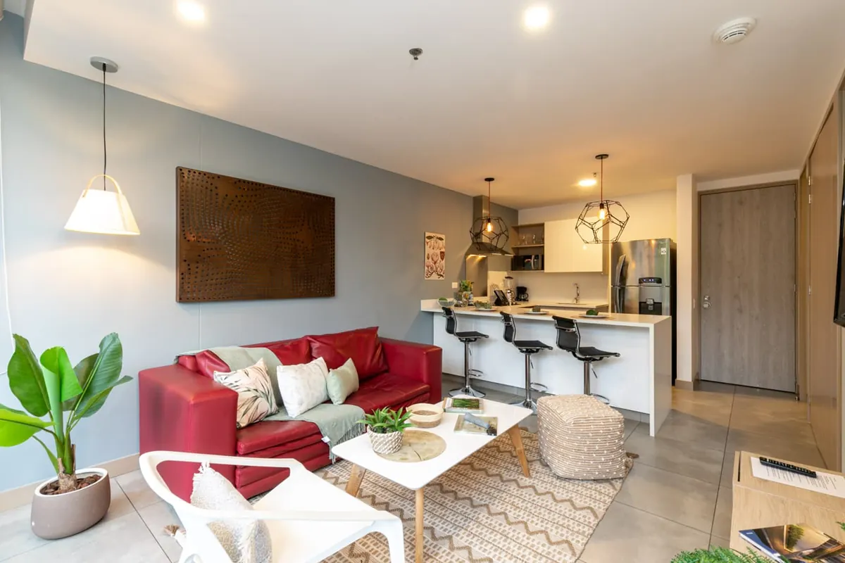 Furnished condo-hotel apartment for sale at Soul Lifestyle, El Poblado, Medellín