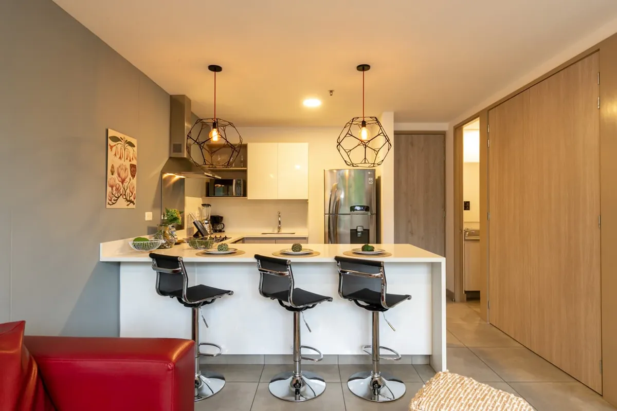 Bedroom of the condo-hotel apartment for sale at Soul Lifestyle, El Poblado